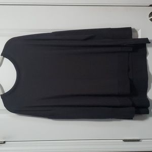 Time and Tru black tunic sweater
